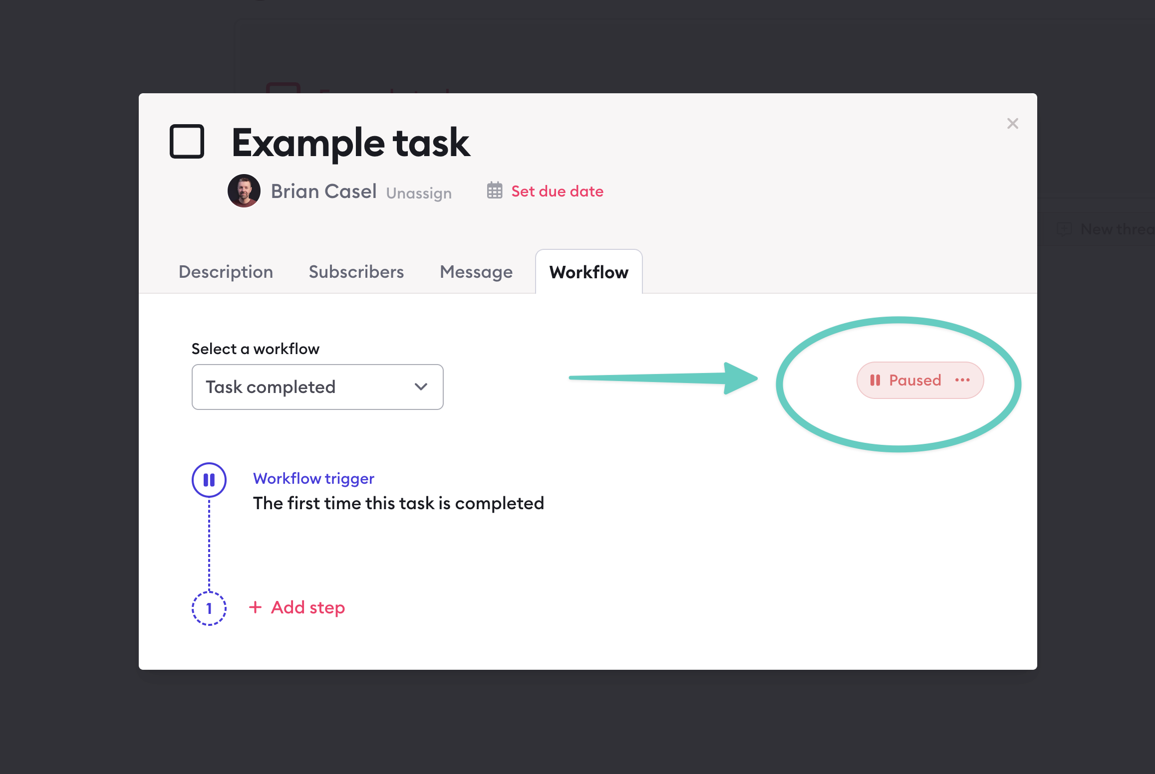 Activate task automation