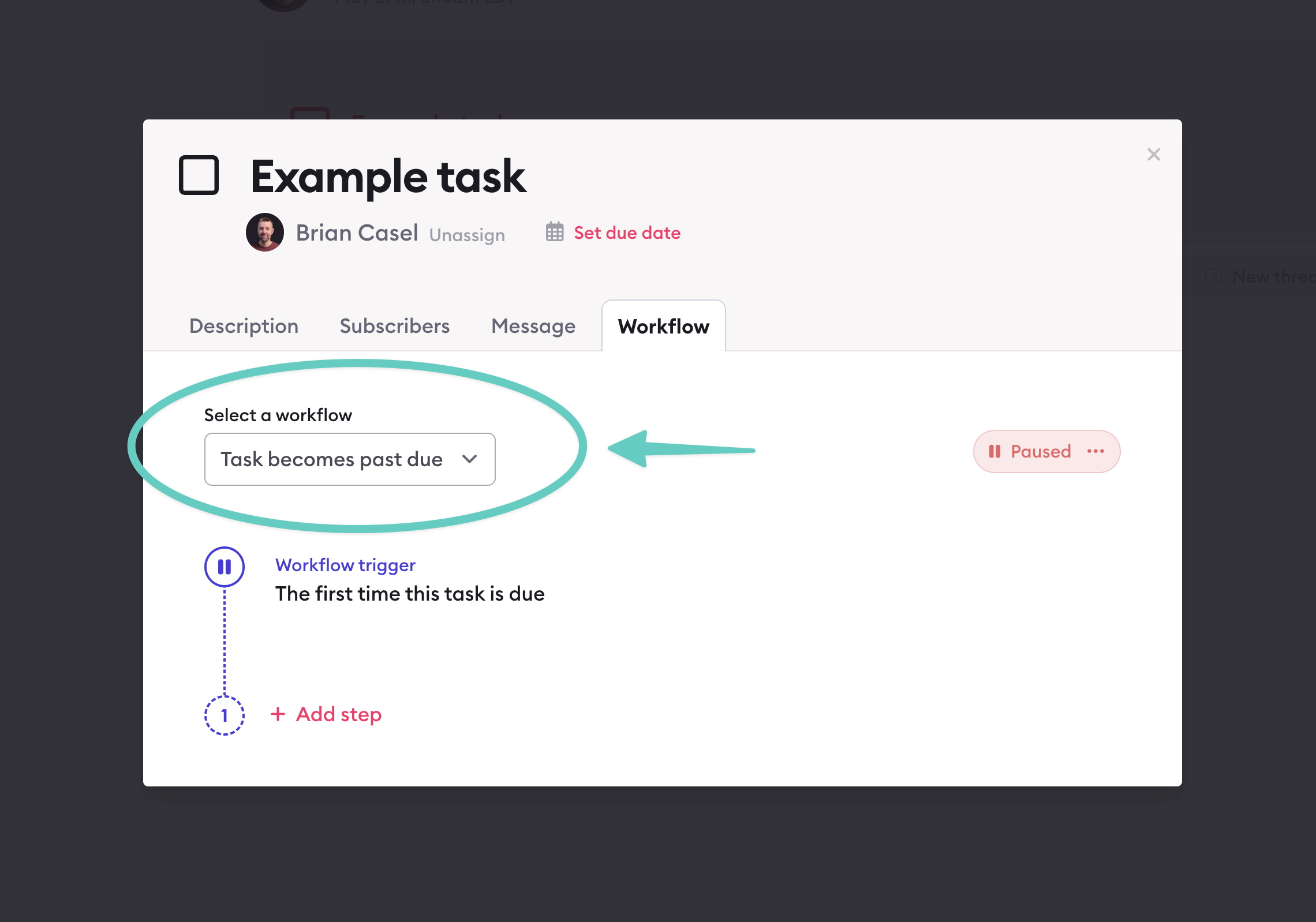 Task automation workflows