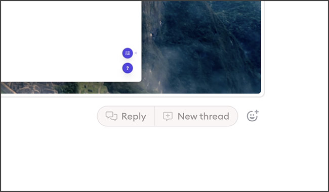 Reply buttons
