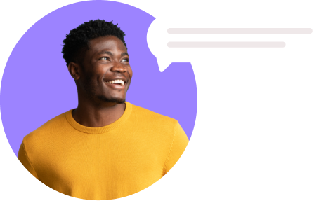 Male smiling